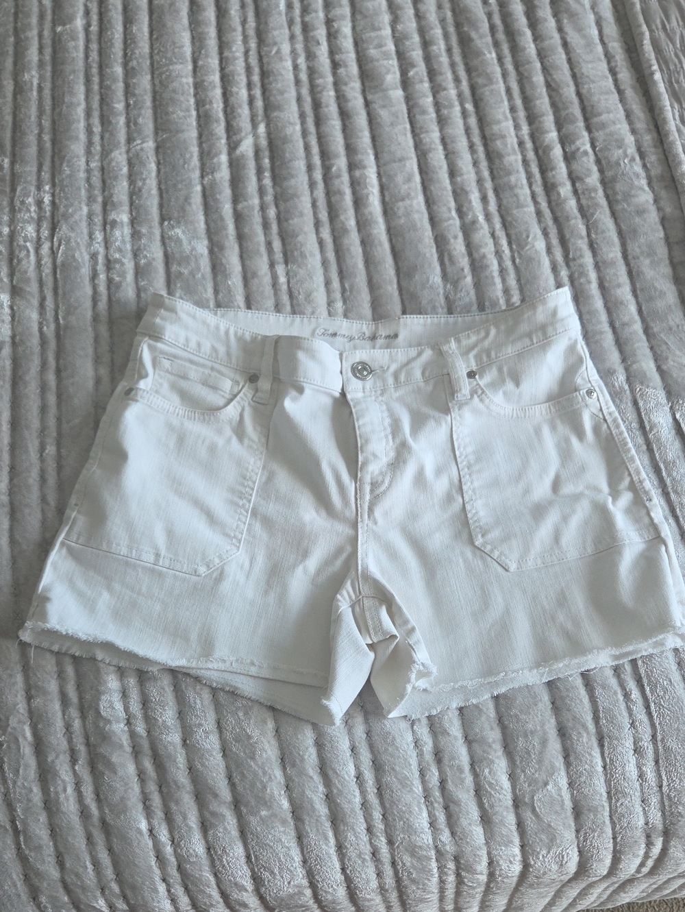 Tommy Bahama White Denim Jean Shorts Size 6